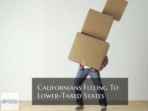 Californians Fleeing To Low-Taxed States Due To High Taxes