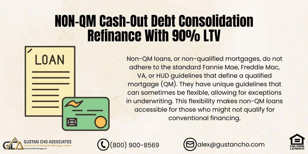 NON-QM Cash-Out Debt Consolidation Refinance