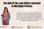 The Role Of The Loan Officer Assistant