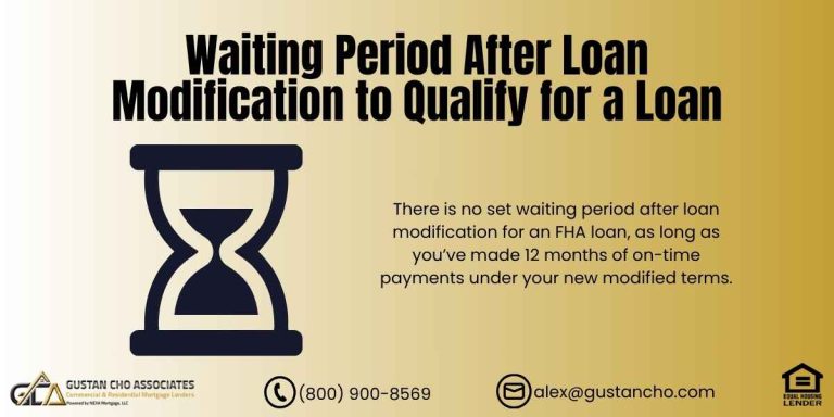 Waiting Period After Loan Modification