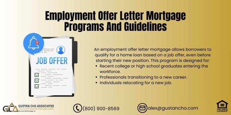 Employment Offer Letter Mortgage