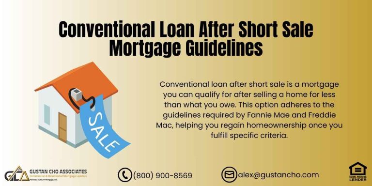 Conventional Loan After Short Sale