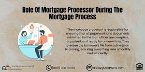 Role Of Mortgage Processor