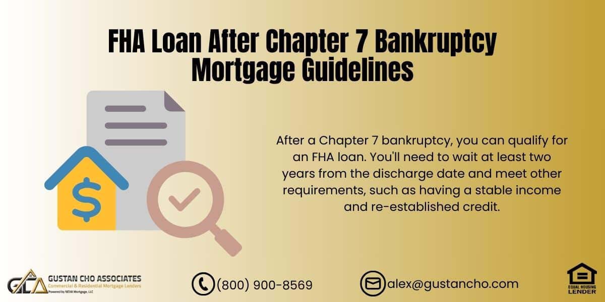 FHA Loan After Chapter 7 Bankruptcy