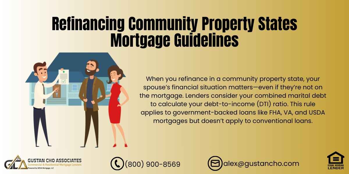 Refinancing Community Property States