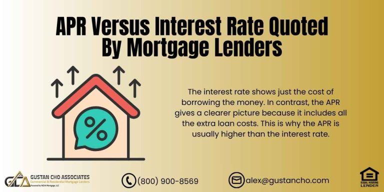 APR Versus Interest Rate