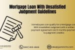 Mortgage Loan With Unsatisfied Judgment