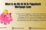 What is an 80-10-10 or Piggyback Mortgage Loan