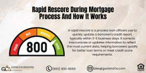 Rapid Rescore During Mortgage Process