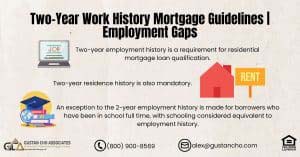 Two-Year Work History Mortgage Guidelines