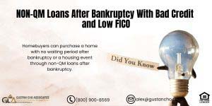 NON-QM Loans After Bankruptcy