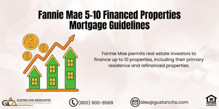 Fannie Mae 5-10 Financed Properties Mortgage Guidelines