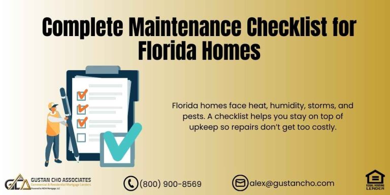 Maintenance Checklist for Florida Homes