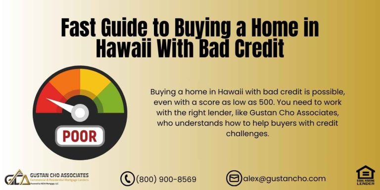 Buying a Home in Hawaii With Bad Credit