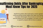 Reaffirming Debts After Bankruptcy