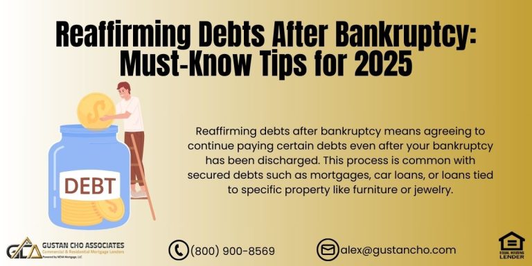 Reaffirming Debts After Bankruptcy