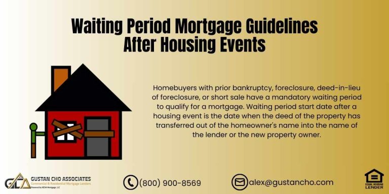 Waiting Period Mortgage Guidelines