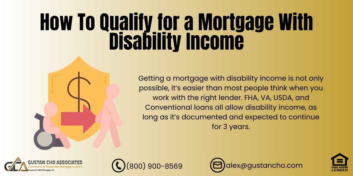 How To Qualify for a Mortgage With Disability Income