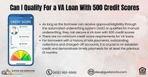 VA Loan With 500 Credit Scores