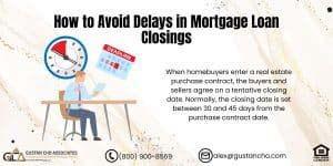 Delays in Mortgage Loan Closings