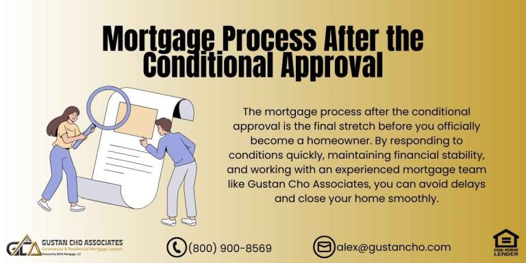 Mortgage Process After the Conditional Approval