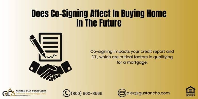 Does Co-Signing Affect in Buying Home