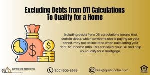 Excluding Debts From DTI Calculations