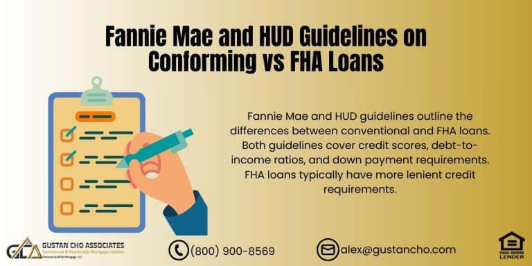 Fannie Mae and HUD Guidelines