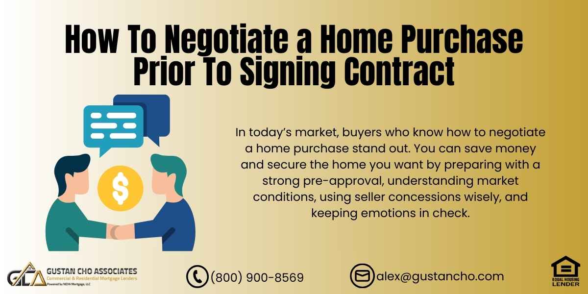 How to Negotiate a Home Purchase