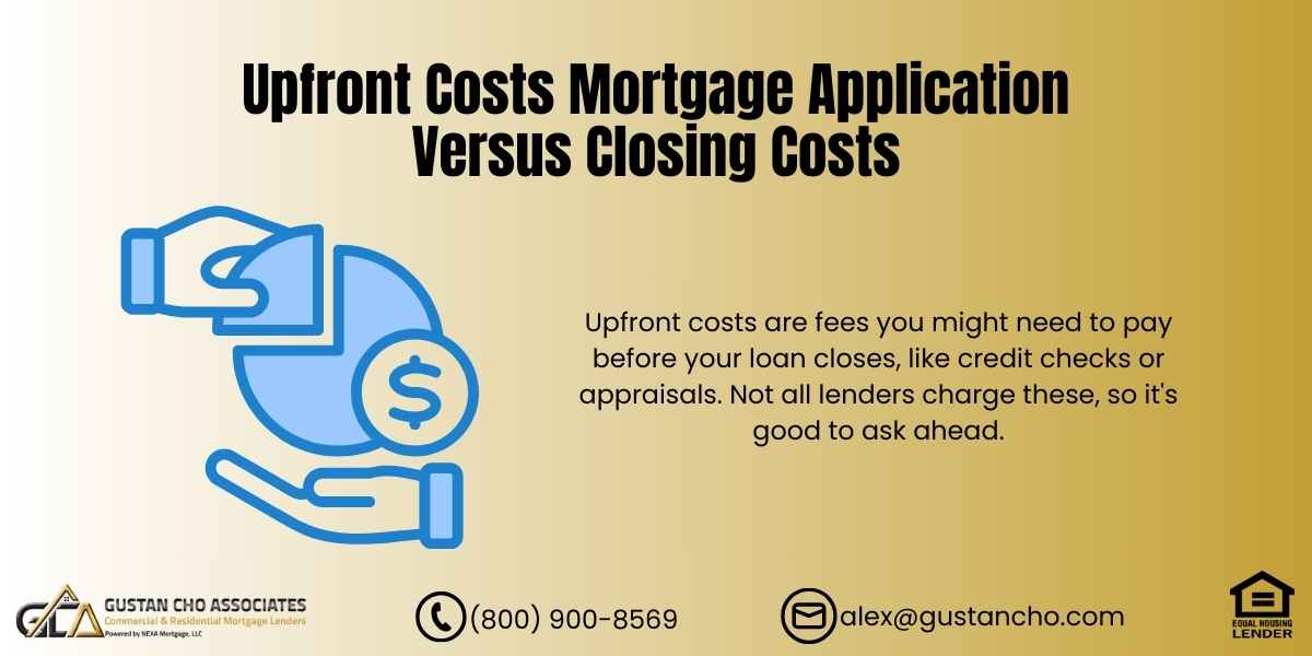 Upfront Costs Mortgage Application