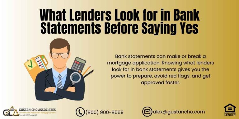 What Lenders Look for in Bank Statements