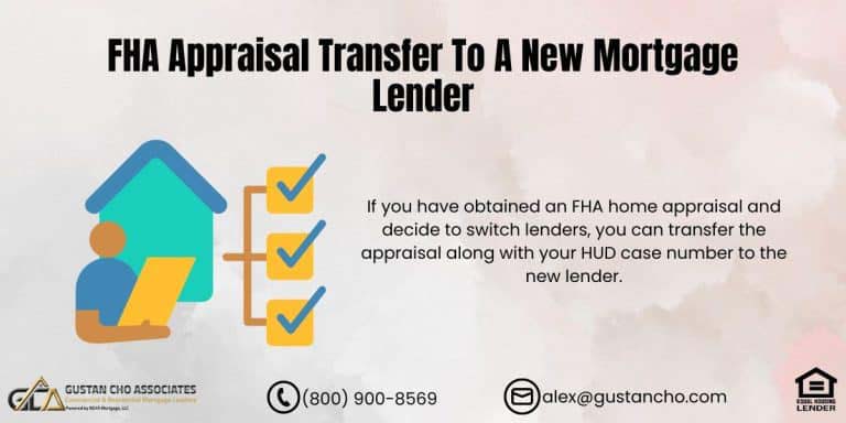 FHA Appraisal Transfer