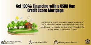 USDA One Credit Mortgage