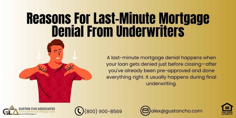 Last-Minute Mortgage Denial