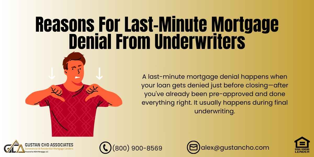 Last-Minute Mortgage Denial