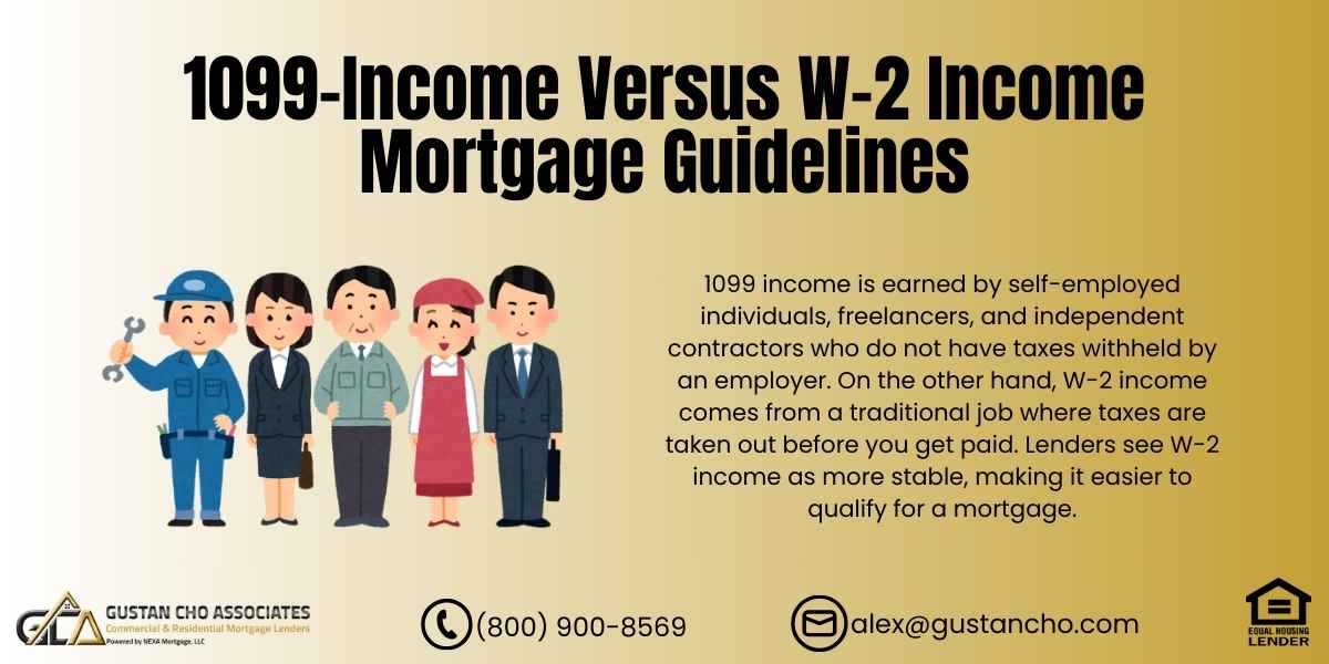 1099-Income Versus W-2 Income