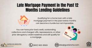 Late Mortgage Payment in the Past 12 Months Lending Guidelines