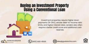 Investment Property Using a Conventional Loan