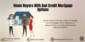 Home Buyers With Bad Credit