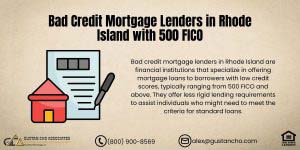 Bad Credit Mortgage Lenders in Rhode Island