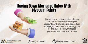 Buying Down Mortgage Rates With Discount Points