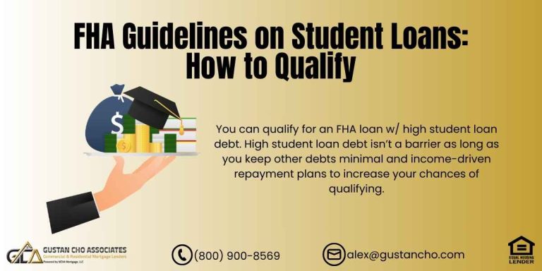 FHA Guidelines on Student Loans