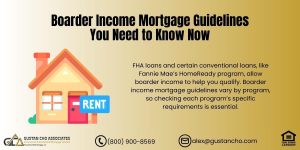 Boarder Income Mortgage Guidelines