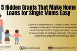 Home Loans for Single Moms