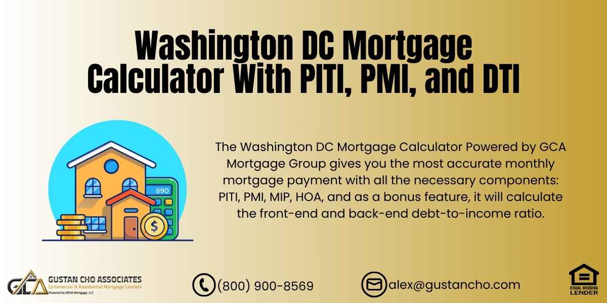 Washington DC Mortgage Calculator