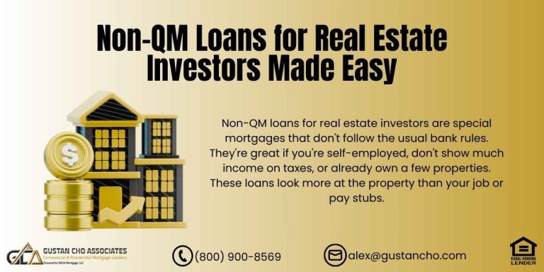 Non-QM Loans For Real Estate Investors