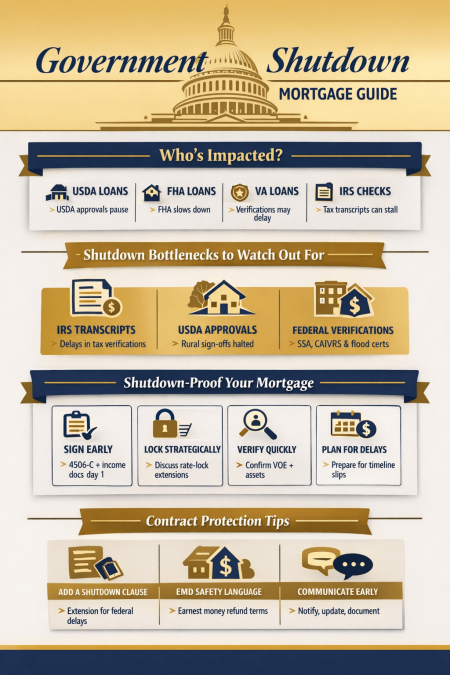 Government Shutdown Mortgage Checklist: Stay Ready 2 Government Shutdown Mortgage